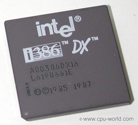 Процессор Intel 80386