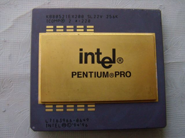 Pentium Pro (произносится: Пентиум Про) — процессор Intel шестого поколения, совместимый с архитектурой x86. Был анонсирован 1 ноября 1995 года.