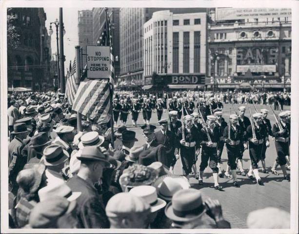 Alfred C. Harrison marched in the Memorial Day Parade