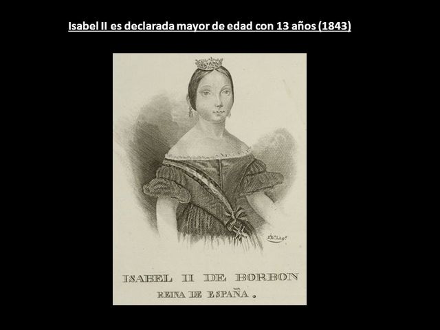 Isabel II declarada mayor de edad