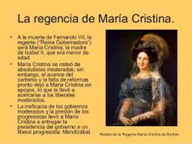 Caída de María Cristina