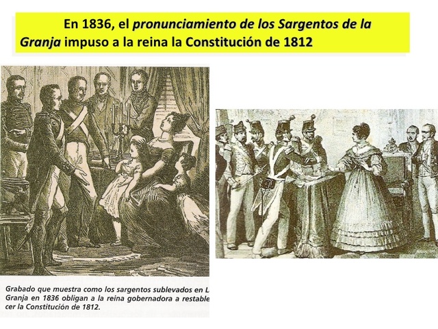 Pronunciamiento de los Sangentos de la Granja