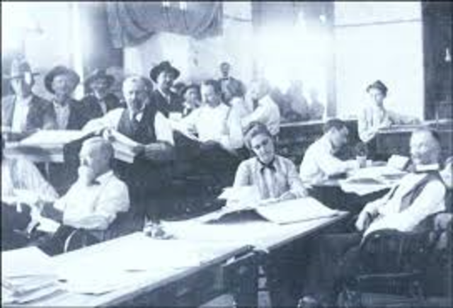 The creation of the Office of surveyor General for the District of Alaska