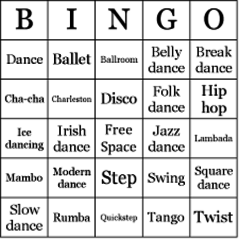 Types of Dance