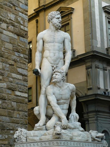 Hercules and Cacus; Bandinelli