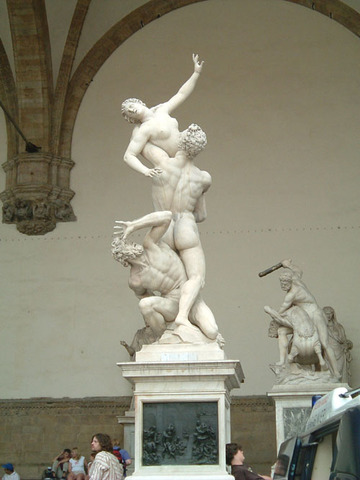 Rape of the Sabine; Giambologna