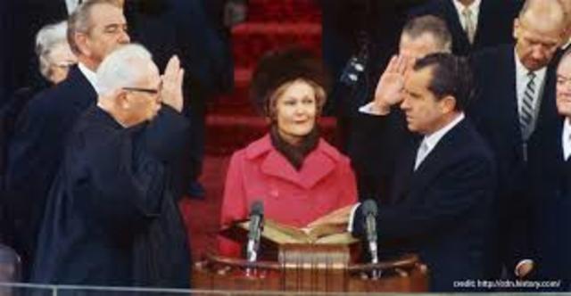 Nixon Sworn into Office