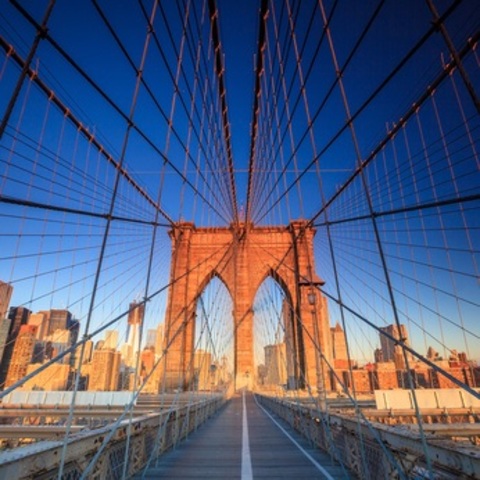 Brooklyn Bridge opened