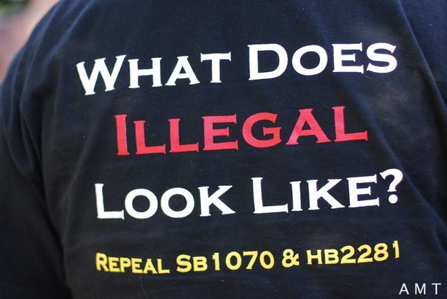 Arizona's SB 1070 was signed by Governor Jan Brewer into law