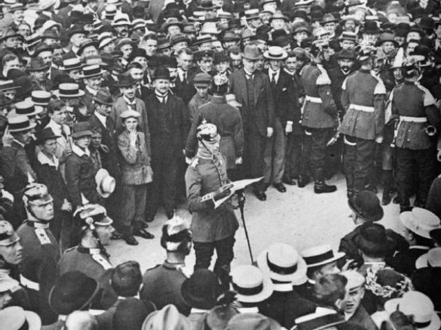 After being forced back by Allied troops, Turkey requests an armistice.