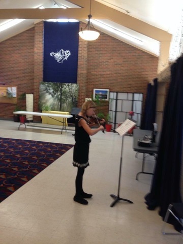 Ho partecipato un mia proma concorrenza di violino.