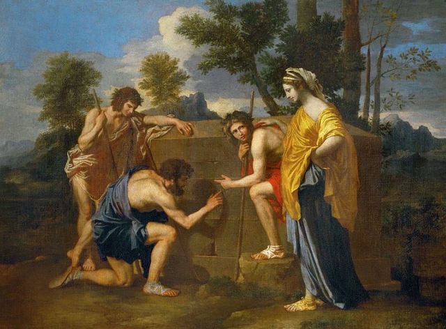 Poussin, Nicholas. Et in Arcadia Ego. Oil on canvas, Louvre, Paris, 1655.