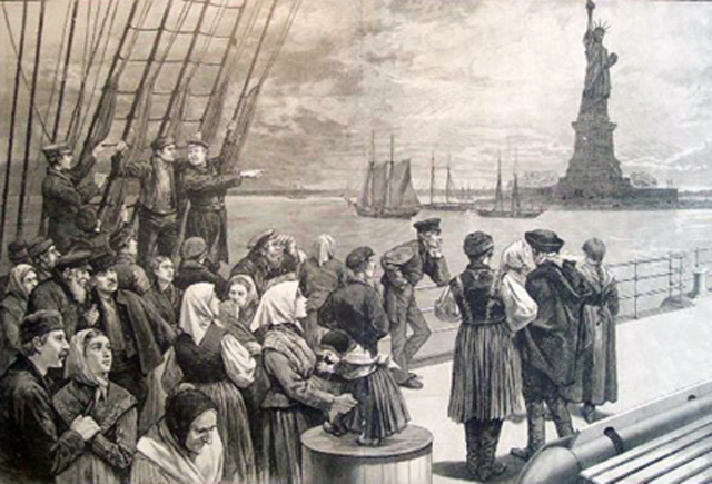 Immigrant movement: Statue of Liberty