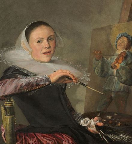 Leyster, Judith. Self-Portrait. Oil on canvas, 1633.