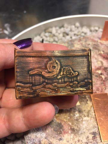 With the next box you'll decorate it with the symbolism language that you've been developing!