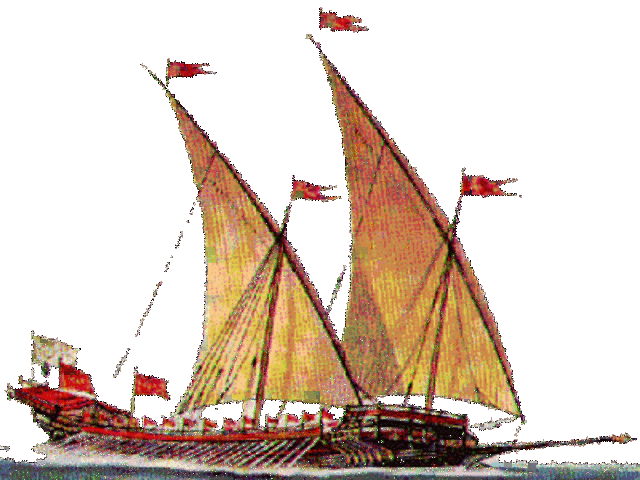 Invención de las galeras medievales