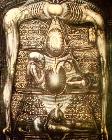 Hieroglyphics from the film from Alien