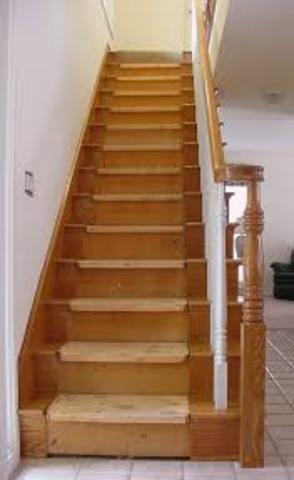 Yo caí por las escaleras.