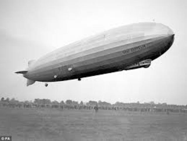 The First Zepplien ever to be in war