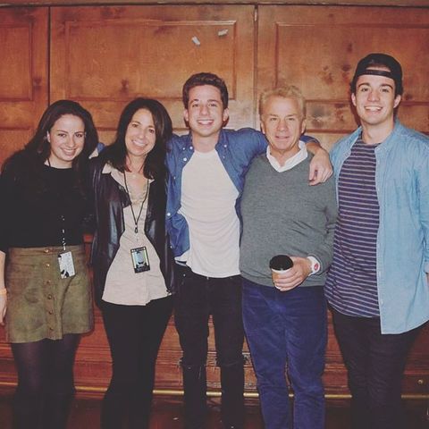 his siblings and parents