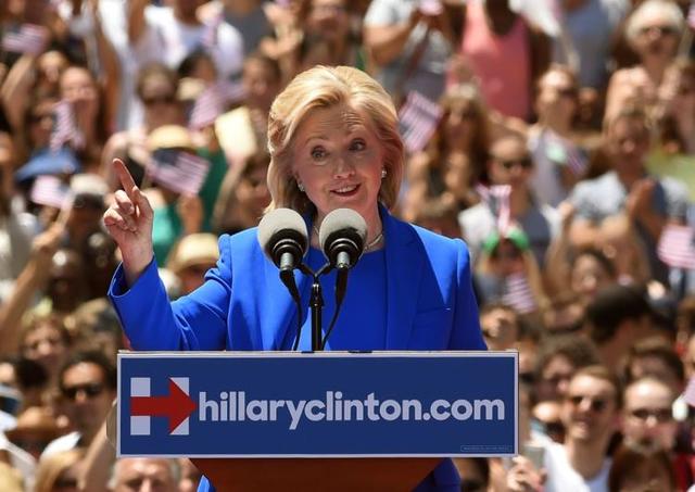 Announced that she was running for president