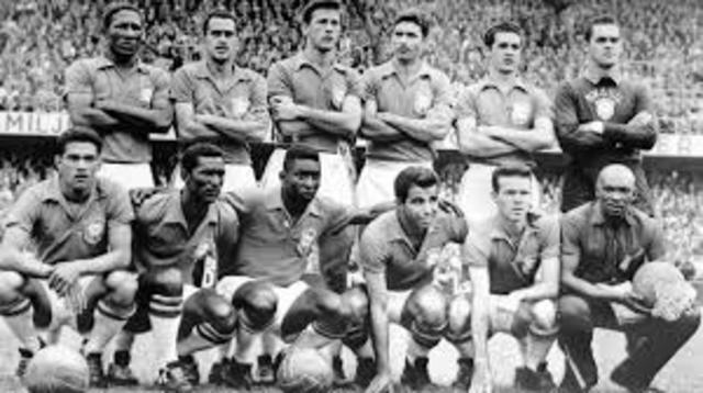 Pele went to his first World Cup in Sweden