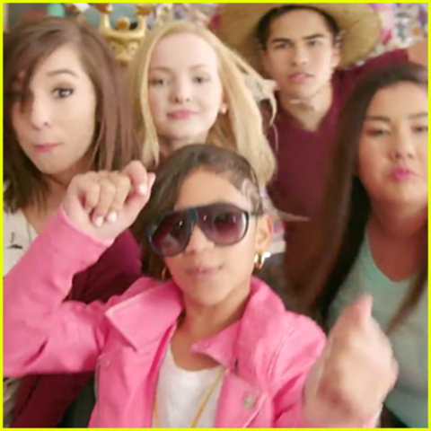 She started make music videos with other people