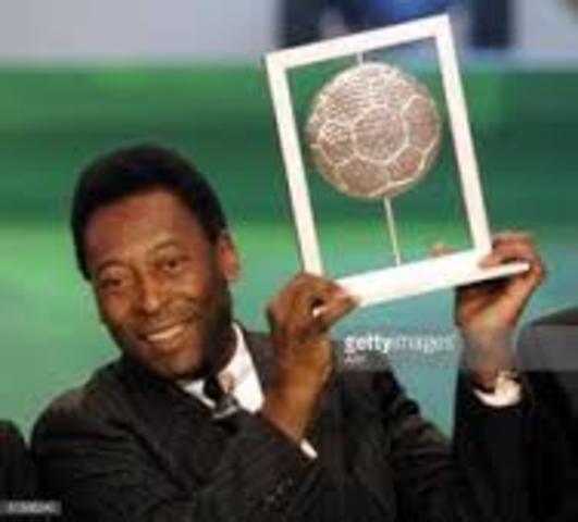 Pele was named the best soccer player of the 1900 Century
