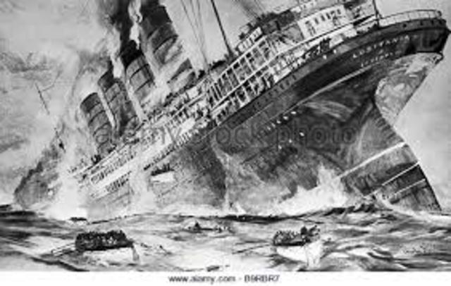The Sinking of the Lusitania