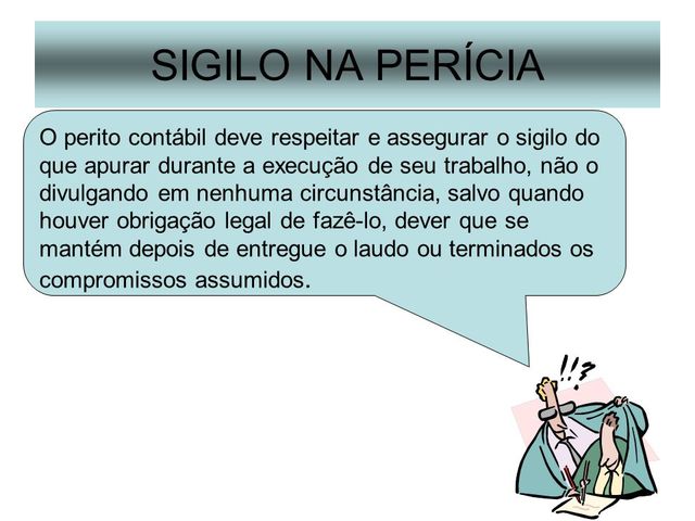 O Sigilo do Perito