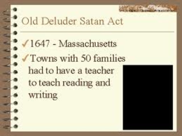 Old Deluder Satan Act