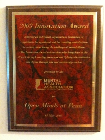 Open Minds wins its 1st award