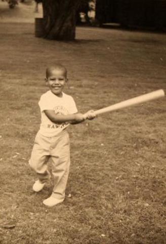 Obama as a child