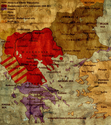 King phillip 2 seizes control of Greece