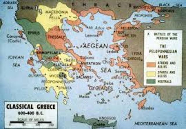 People begin settling on Peloponnesus