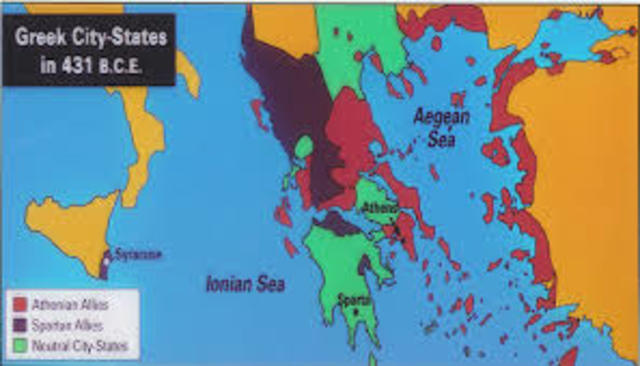 Sparta and Athens emerge as city-states