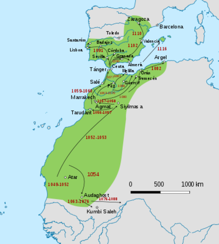 Invasión Almorávide de al-Andalus (1085-1147). Segundos reinos taifas.
