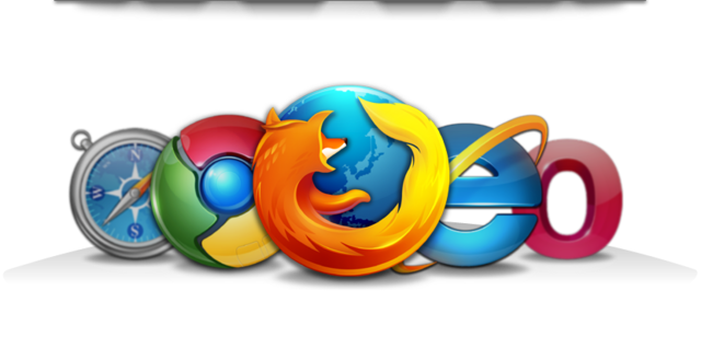 El declive de Internet Explorer y el crecimiento de Firefox, Chrome y Safari.