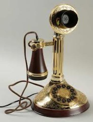 Bell invents the telephone