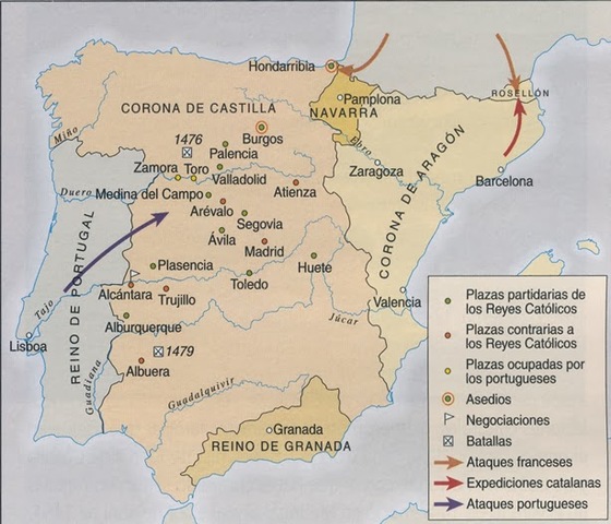 Guerra de Sucesión Castellana (hasta 1479).
