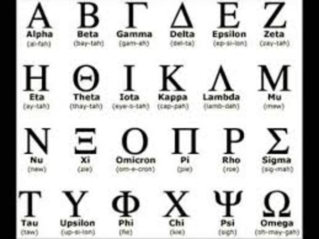 The Greek Alphabet