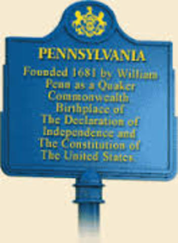 Established Pennsylvania.