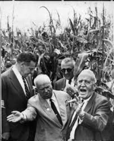 Khrushchev Visiting the Country