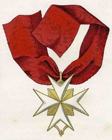 Fue nombrado Caballero de la Orden de la Espuela de Oro.