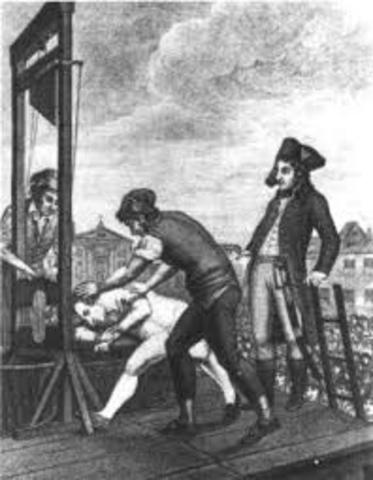 Maximilian Robespierre's Death