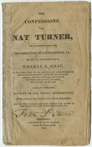 NAT Turner's Slave Revolt