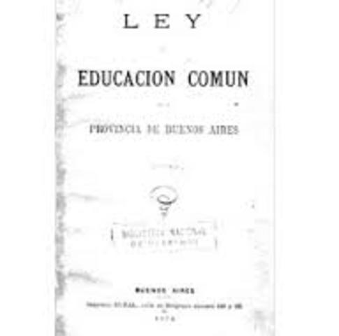 Ley Educación Cómun N° 988