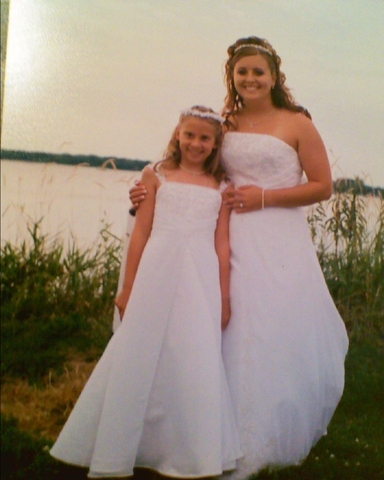 Flower girl for my cousin's wedding