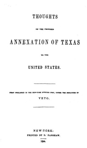 Texas Annexation of 1844