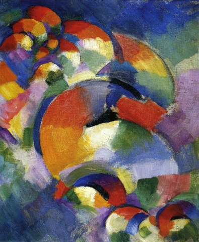 Russell, Morgan. Cosmic Synchromy. Oil on canvas, Munson-Williams-Proctor Arts Institute, 1913-14.
